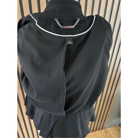 White House black market stylish blazer black size 10 workwear Work blazer - Picture 4 of 6